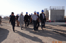  بازدید مدیرعامل محترم میدکو با همراهی مدیرکل محترم آب منطقه ای استان کرمان از مجتمع فولاد بوتیای ایرانیان
