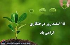 مراسم کاشت نهال توسط پرسنل شرکت فولاد بوتیای ایرانیان در روز درختکاری