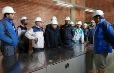  بازدید جناب آقای مهندس پورمند مدیرعامل محترم شرکت میدکو  از پروژه های شرکت فولاد بوتیای ایرانیان ( 95/12/24)
