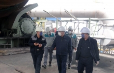 بازدید مدیر عامل محترم شرکت مادر تخصصی میدکو جناب آقای دکتر پورمند از پروژه های مجتمع فولاد بوتیای ایرانیان_ مورخ ٩٩/١/١٩