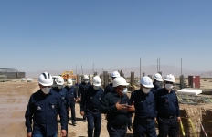 بازدید مدیر عامل محترم شرکت مادر تخصصی میدکو جناب آقای دکتر پورمند از پروژه های مجتمع فولاد بوتیای ایرانیان_ مورخ 1400/7/6
